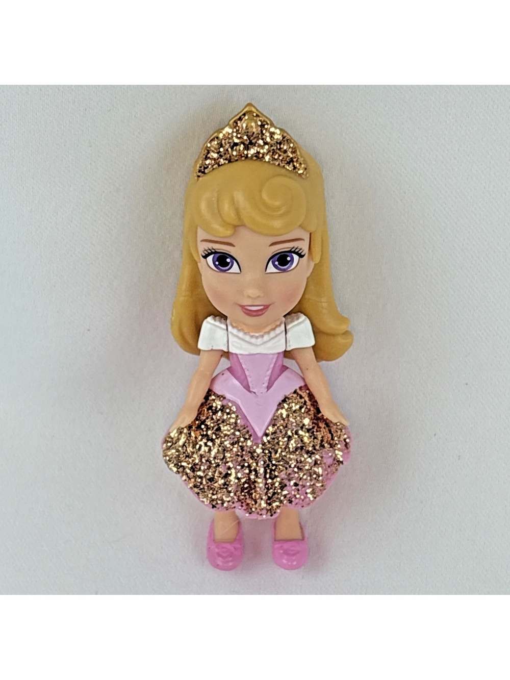 Disney Princess Glitter Poseable Mini Doll 3.5" Figure Aurora